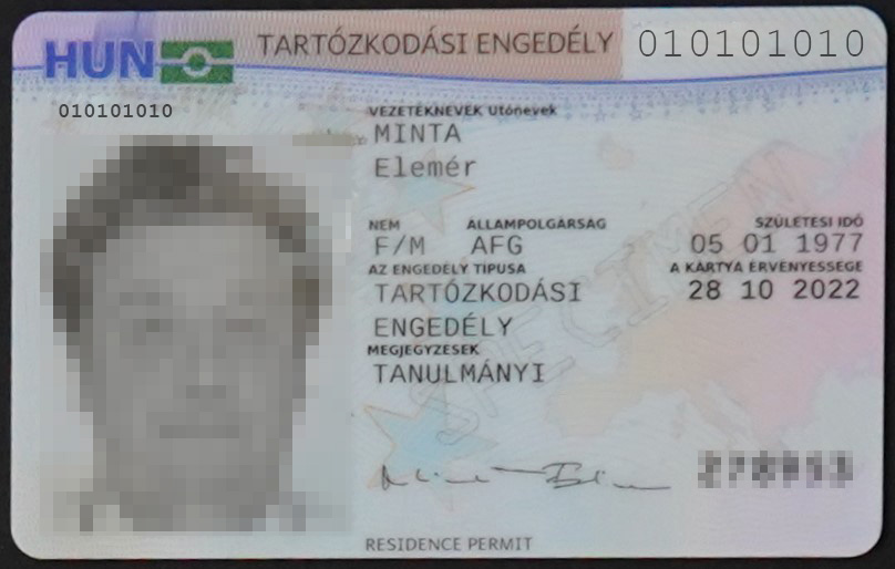 ideiglenes tartózkodási engedély